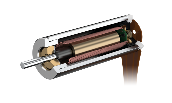 FAULHABER B-Micro family 3D drawing in open view