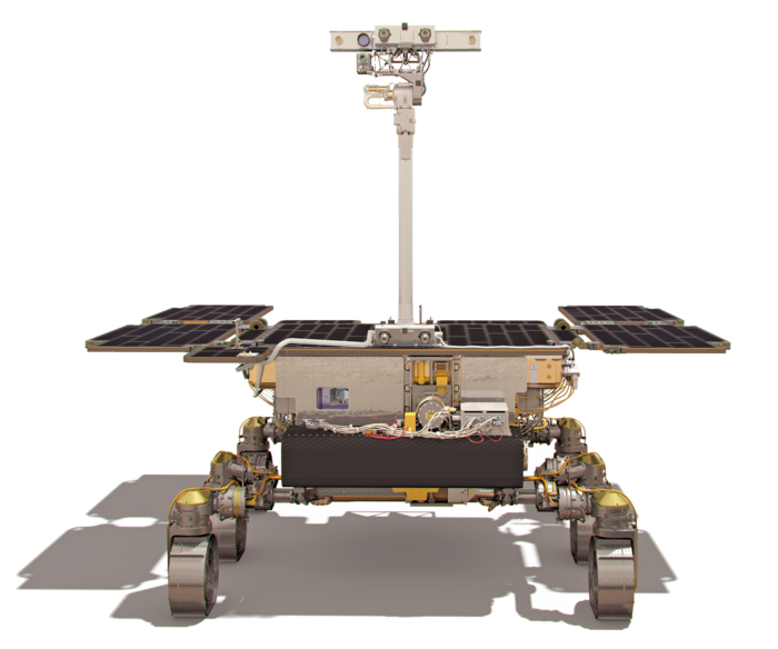 步进电机 航空航天 Rover mission Mars 前视图