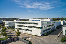 Aerial day view of the FAULHABER Building in Germany