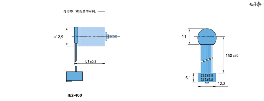 增量式编码器 系列 IE2-400 的FAULHABER