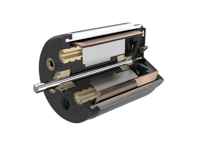 FAULHABER S/G family 3D drawing in open view