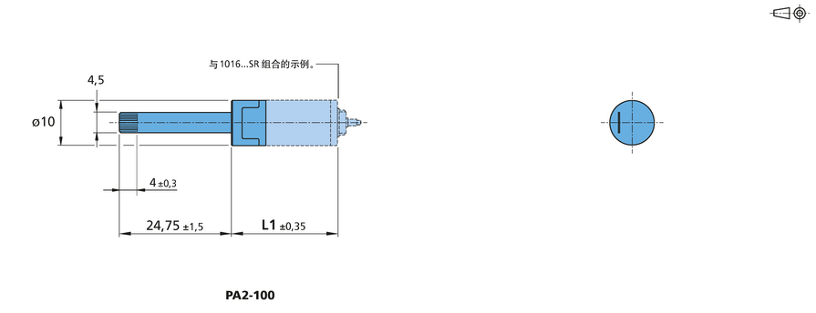 增量式编码器 系列 PA2-100 的FAULHABER