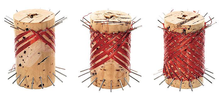 发明者的锥形绕线机模型