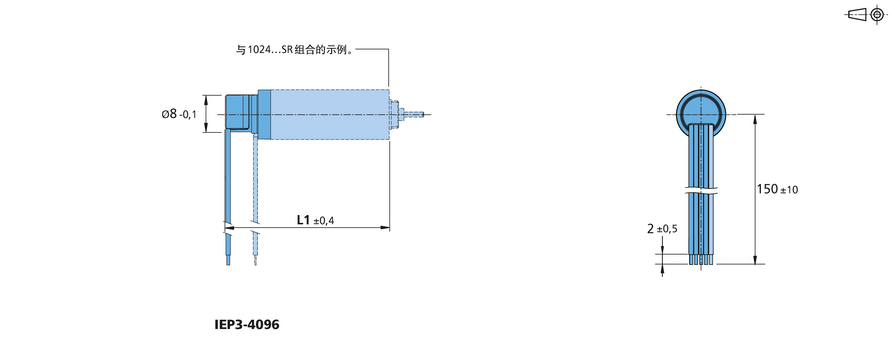 增量式编码器 系列 IEP3-4096 的FAULHABER