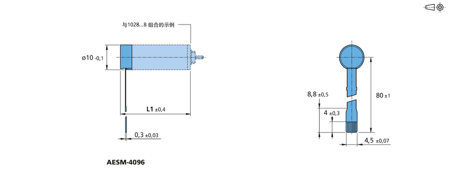 绝对式编码器 系列 AESM-4096 的FAULHABER