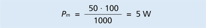 Calculation of the maximum power for the selection of a linear actuator