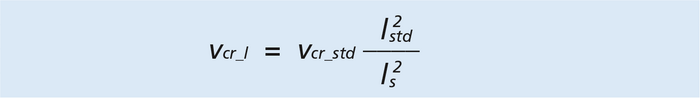 Formula for the critical speed of a linear actuator