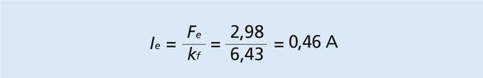 Formula and calculation of the continuous current of a linear motor