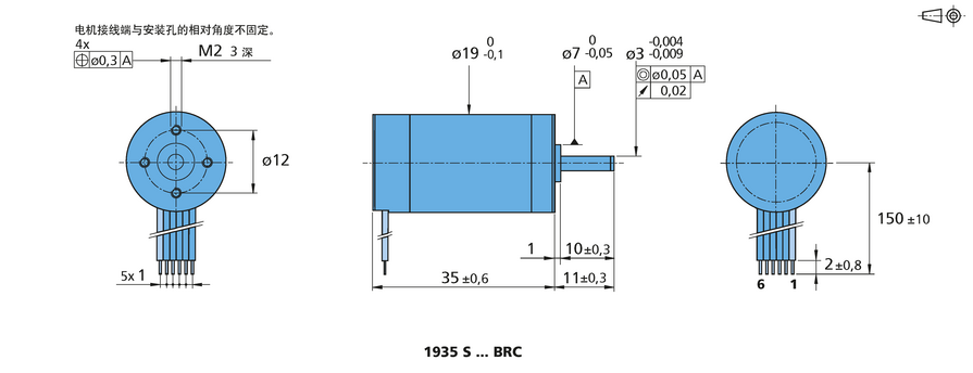 FAULHABER BRC 系列 1935 ... BRC 的FAULHABER