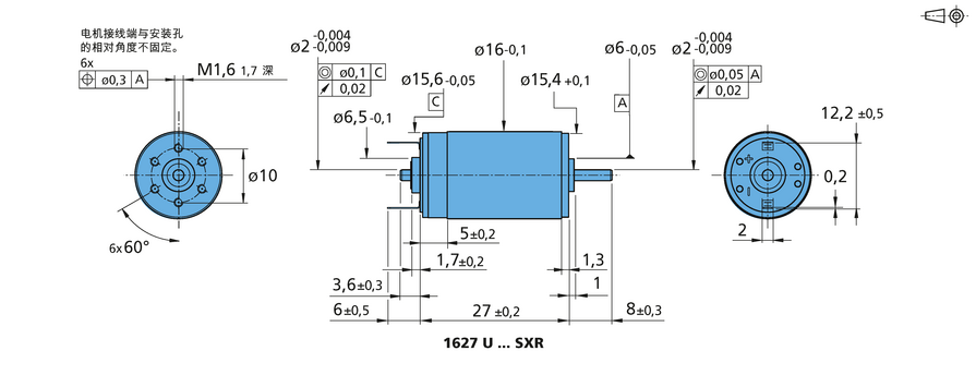 FAULHABER SXR 系列 1627 ... SXR 的FAULHABER