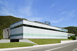 Building of FAULHABER MINIMOTOR SA, Croglio, Switzerland