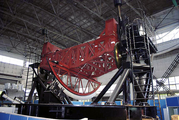 光纤定位系统巨型望远镜中的步进电机