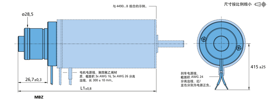 刹车 系列 MBZ 的FAULHABER