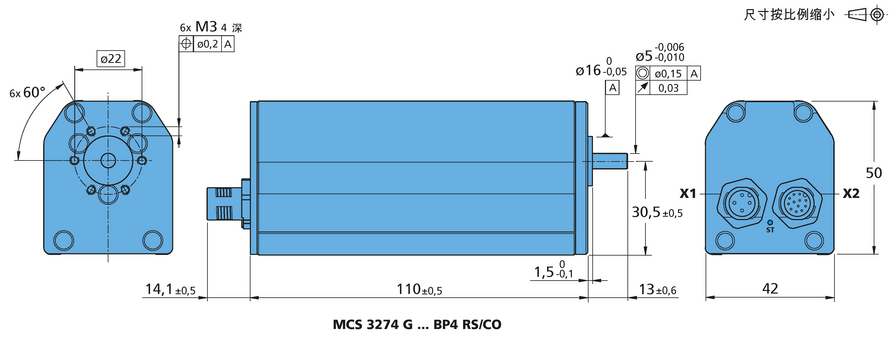 FAULHABER MCS 系列 MCS 3274 ... BP4 RS/CO 的FAULHABER