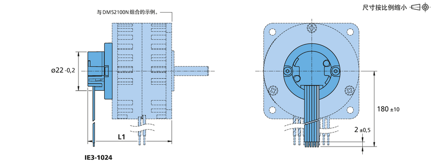 增量式编码器 系列 IE3-1024 的FAULHABER