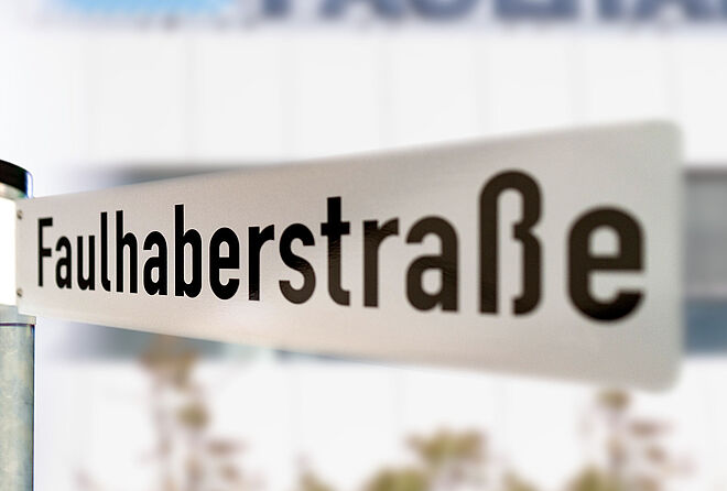 FAULHABER new street sign