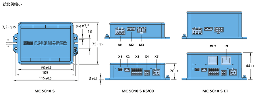 运动控制器 系列 MC 5010 S 的FAULHABER