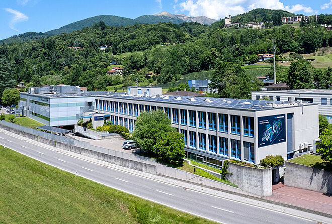 Building Faulhaber SA in Croglio, switzerland
