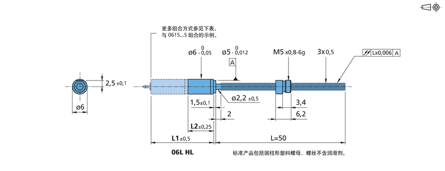 FAULHABER L 系列 06L ... HL 的FAULHABER