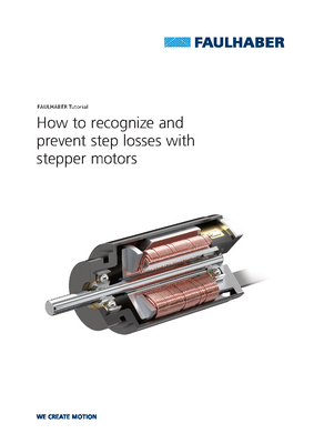 FAULHABER Tutorial: How to recognize and  prevent step losses with stepper motors